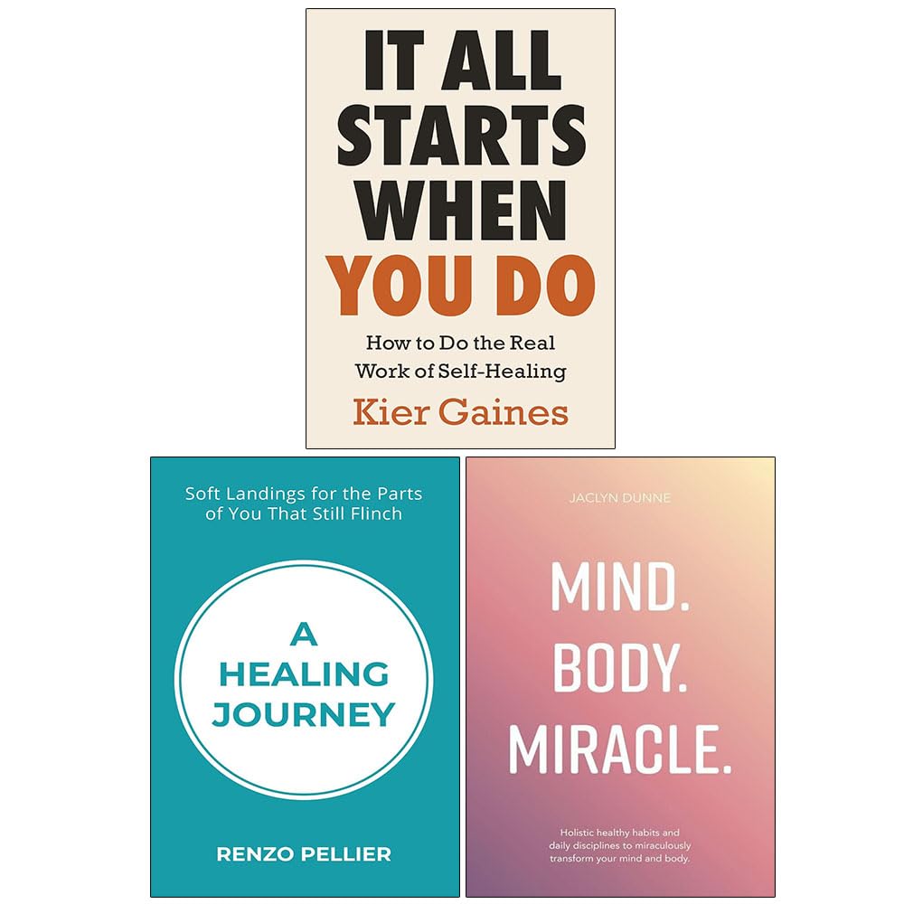 Front cover of It All Starts When You Do by Kier Gaines, one of three paperback books in this self-help collection set