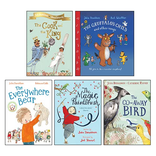 Julia Donaldson 6 Books Collection Set paperback front cover showing all six titles including The Gruffalo's Child