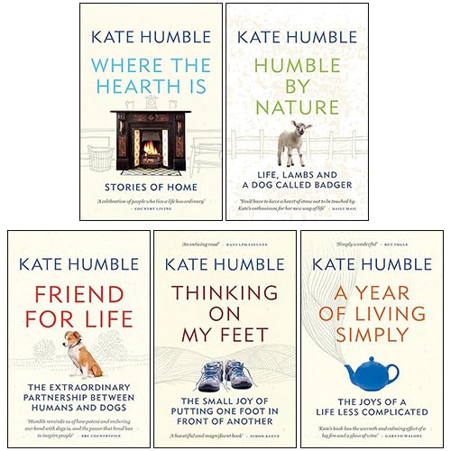 Kate Humble 5 Books Collection Set paperback front covers fanned out, Non-Fiction