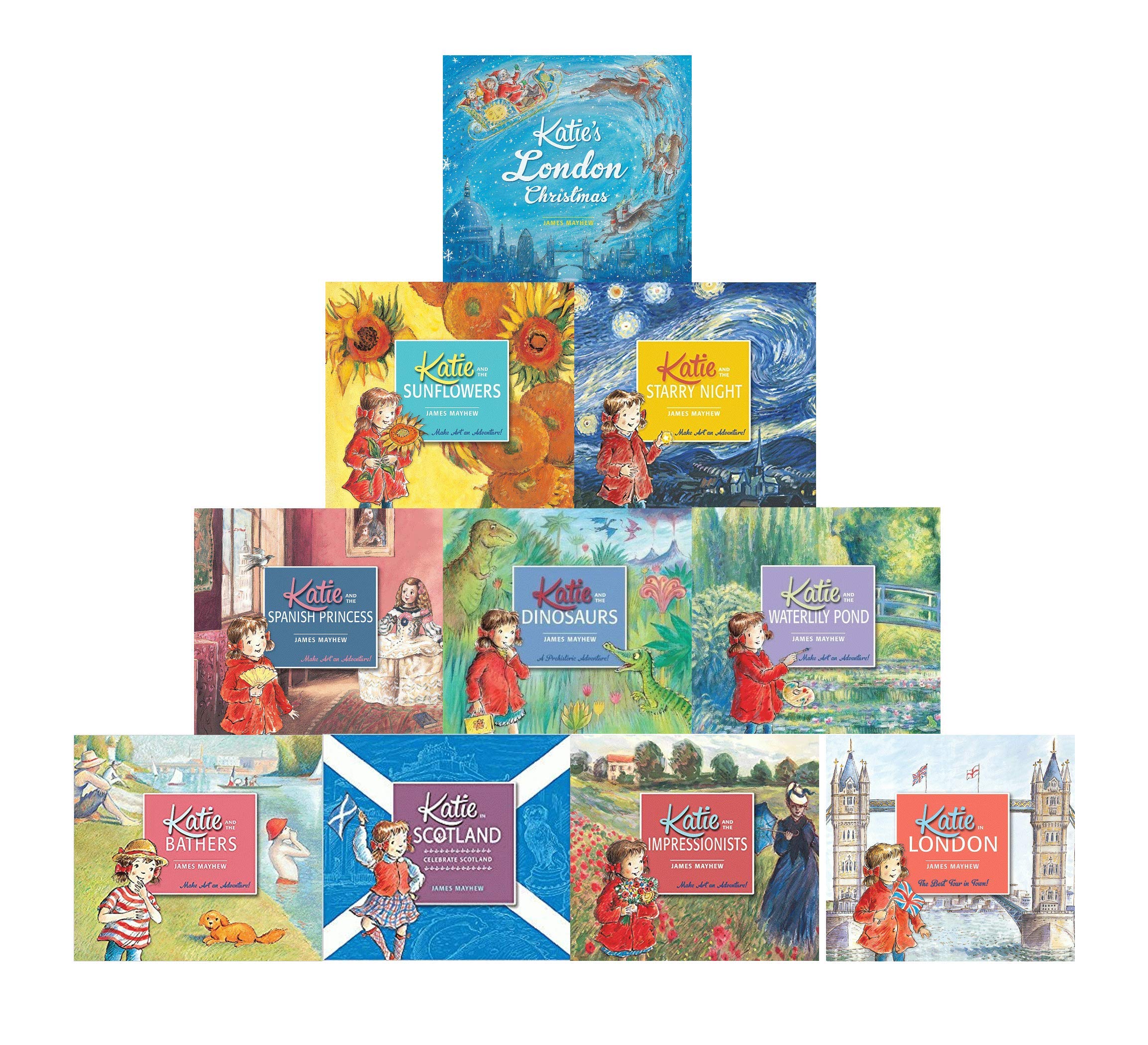 Katie Series Collection by James Mayhew - front cover of the 10-book paperback picture book set