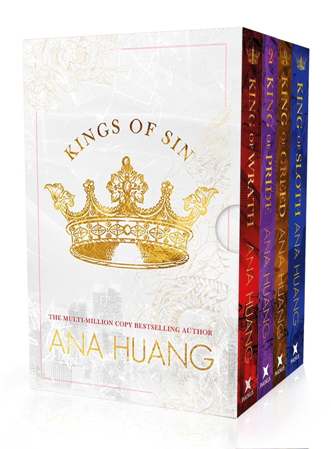 Kings of Sin Series by Ana Huang 4 Books Collection Set paperback front cover