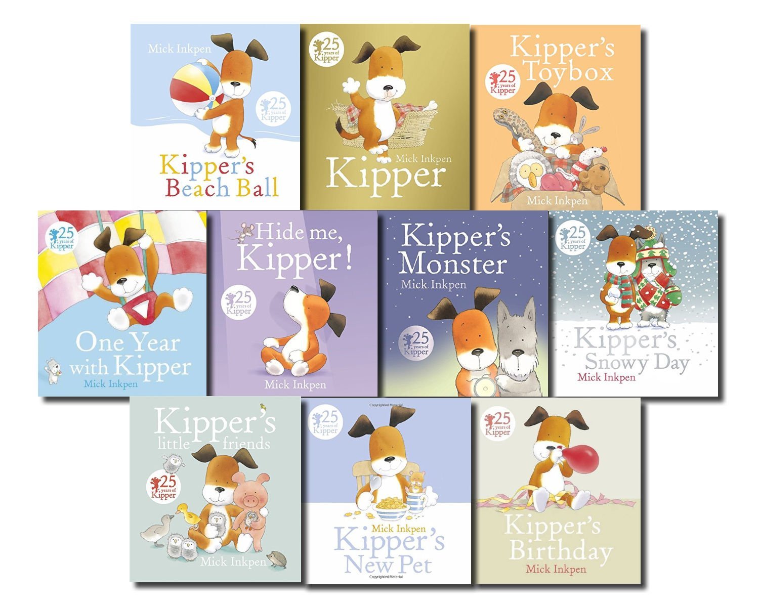 Kipper Collection by Mick Inkpen 10 Books Paperback Set - front cover of box packaging