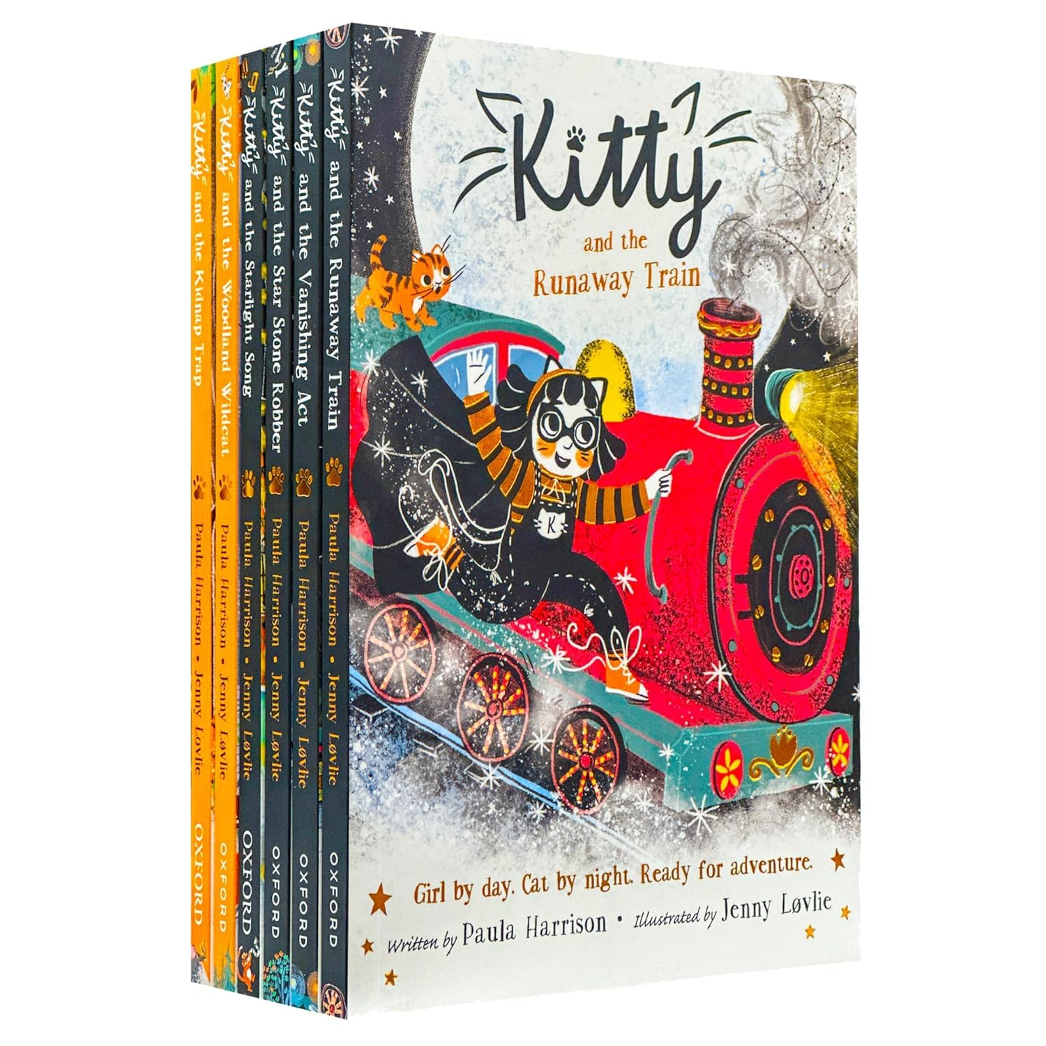 Kitty Series by Paula Harrison Books 7-12 6 Books Collection Set paperback front cover