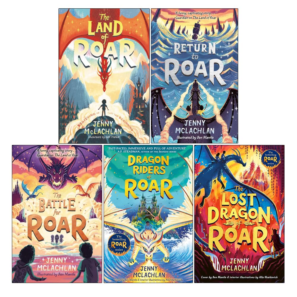 The Land of Roar 5 Books Collection Set by Jenny McLachlan, front cover of The Land of Roar paperback book