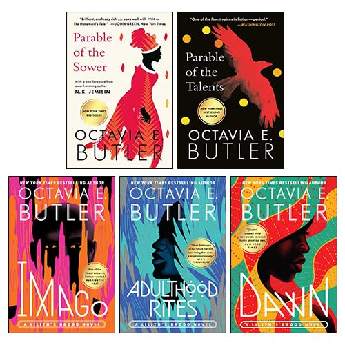 Lilith's Brood & Parable Series 5 Books Collection Set by Octavia Butler - front cover group shot