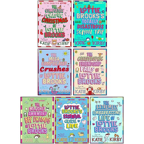 Lottie Brooks 7 Books Collection Set by Katie Kirby - full paperback set front covers