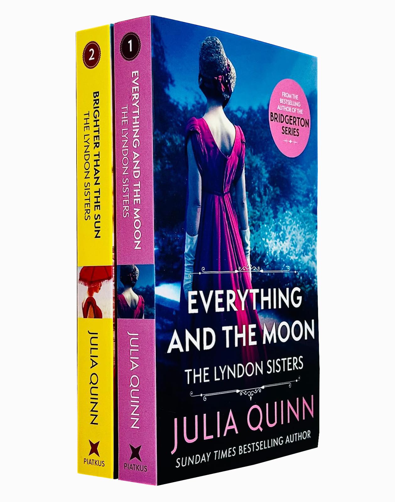 The Lyndon Sisters Family Saga by Julia Quinn 2 book paperback set front cover