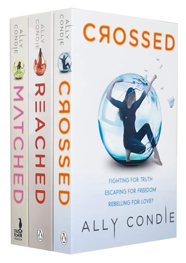 Front cover of the Matched Trilogy by Ally Condie 3-book paperback collection set