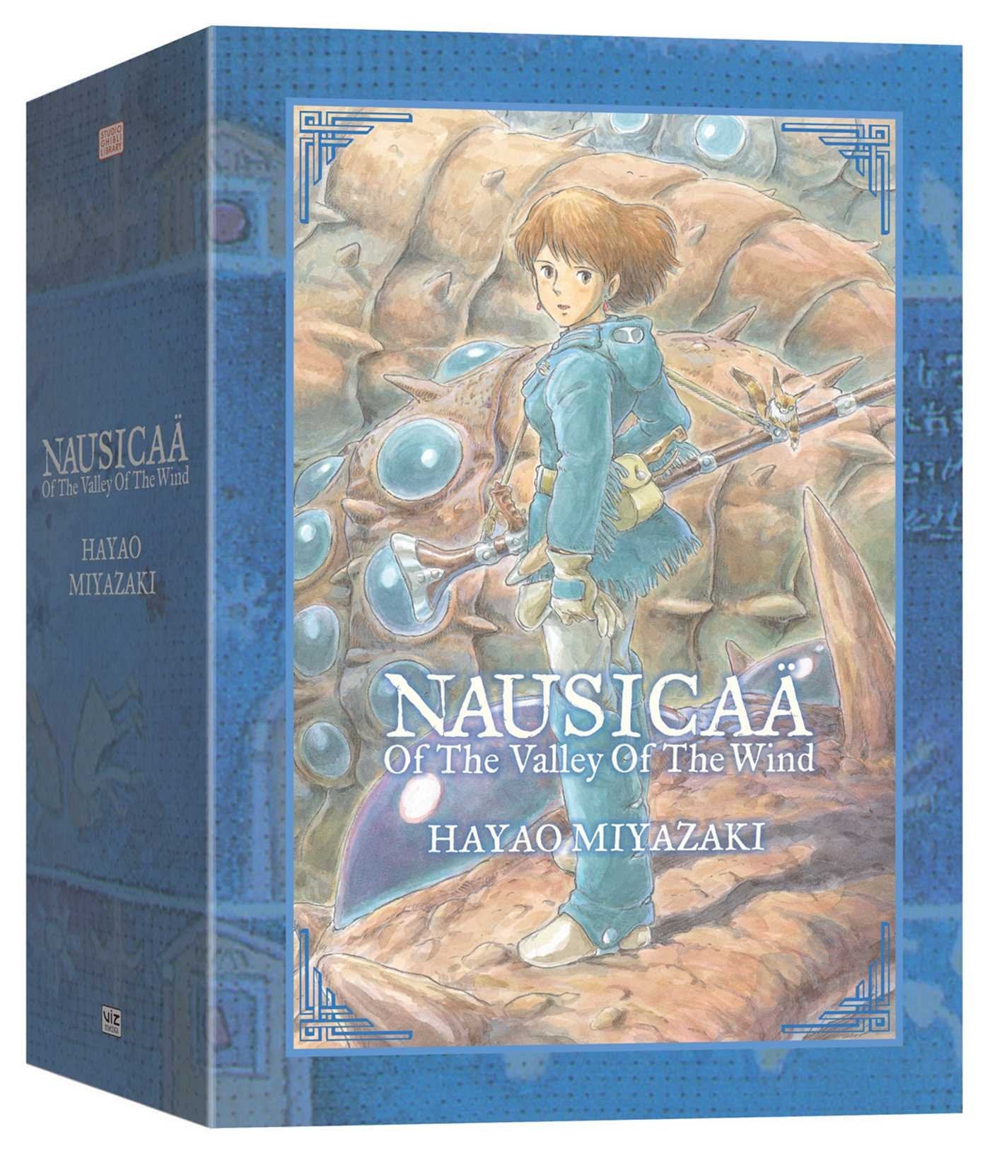 Nausicaä of the Valley of the Wind Box Set by Hayao Miyazaki, 2-volume hardcover manga collection front cover