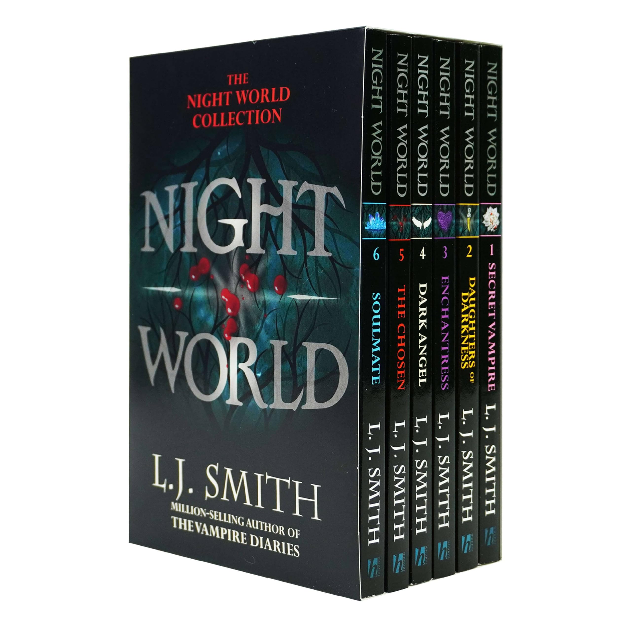 The Night World Series 6 Books Collection Set by L.J. Smith - front cover of paperback box set