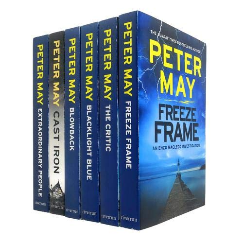 Front cover of the Peter May Enzo Files 6 Books Collection Set paperback, featuring Extraordinary People