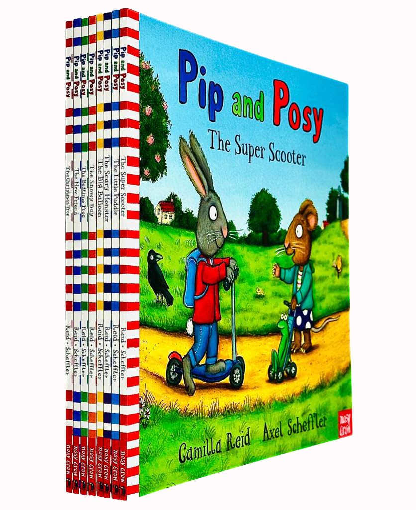 Pip and Posy by Axel Scheffler 8 Books Collection Set - front cover of the full paperback box set