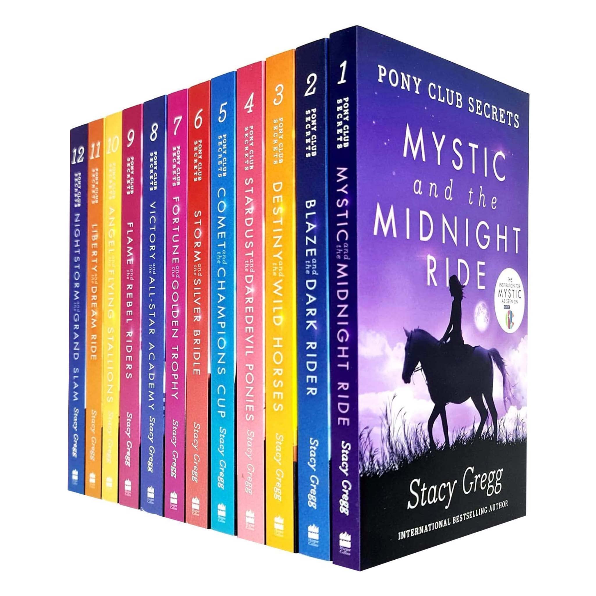Pony Club Secrets by Stacy Gregg 12 Books Collection Set - front cover of the paperback box set, ages 9-12