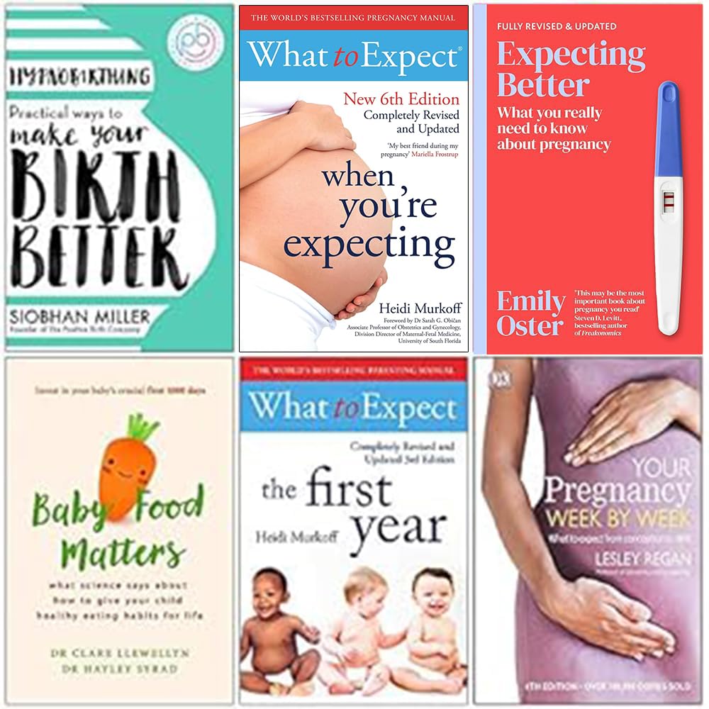 Pregnancy & Parenting 6 Books Collection Set paperback - front cover of Hypnobirthing by Siobhan Miller