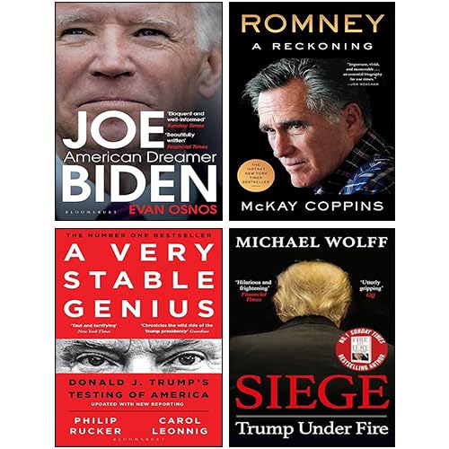 Presidents 4 Books Collection Set paperback - front cover of Romney: A Reckoning by McKay Coppins
