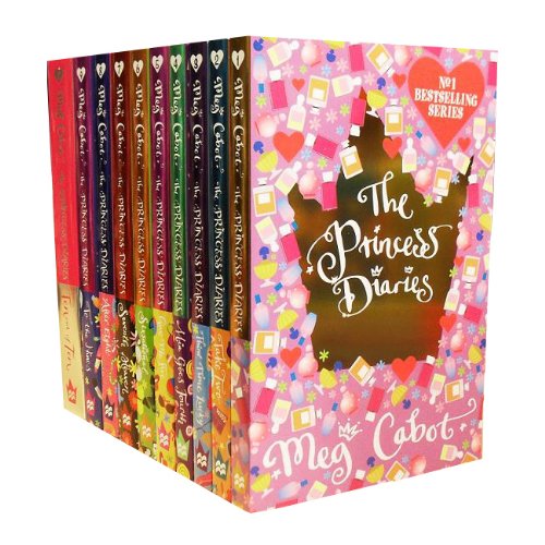 The Princess Diaries 10 Books Collection Set by Meg Cabot - front cover of the brand new paperback boxed set