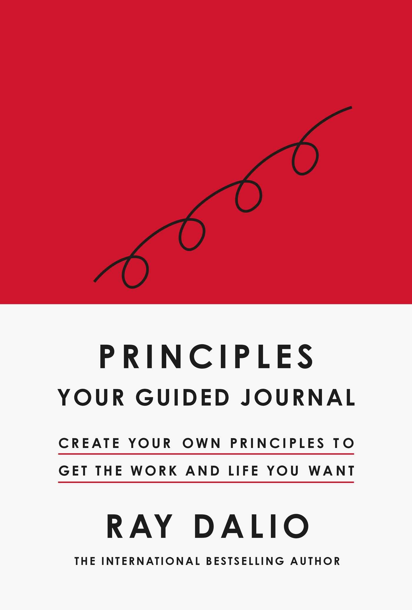 Front cover of Principles: Your Guided Journal hardcover by Ray Dalio, guided reflection journal companion to Principles