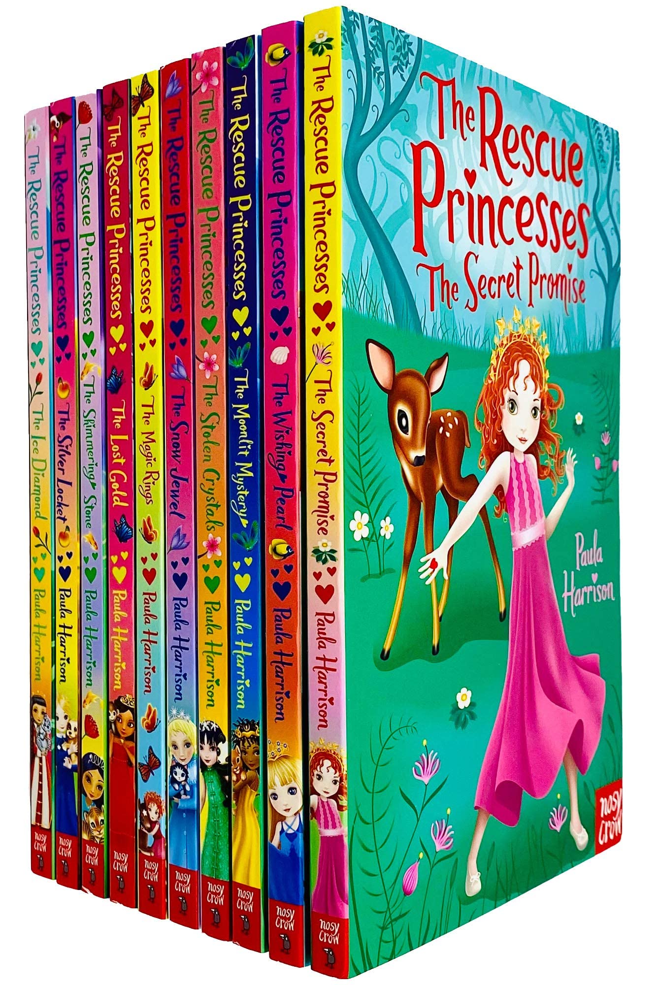 The Rescue Princesses 10 Books Collection Set by Paula Harrison paperback front cover artwork