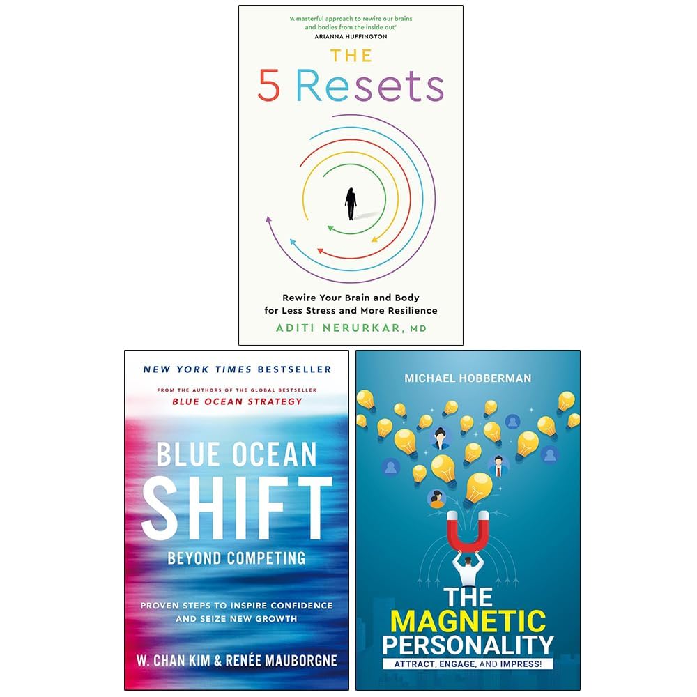 Front cover of The 5 Resets paperback by Dr. Aditi Nerurkar, part of the Resets and Shifts Trio set