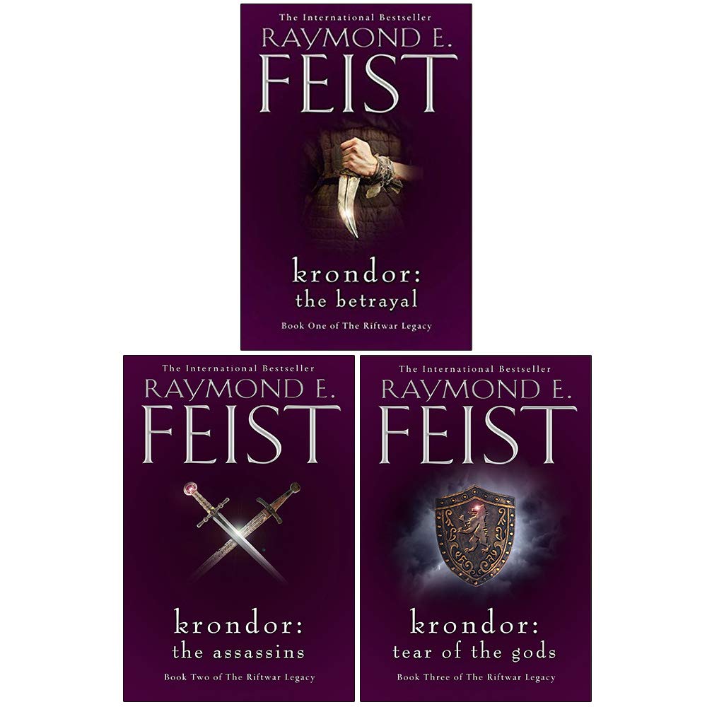 The Riftwar Legacy 3 books collection set by Raymond E. Feist, paperback front covers