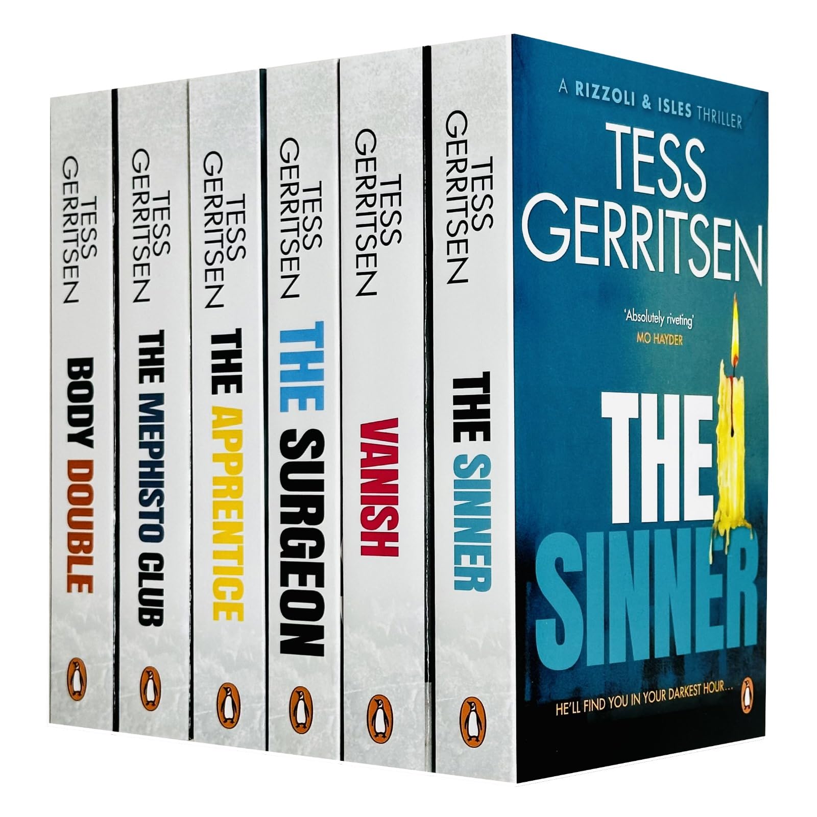 Rizzoli & Isles 6 Books Collection Set by Tess Gerritsen paperback front cover