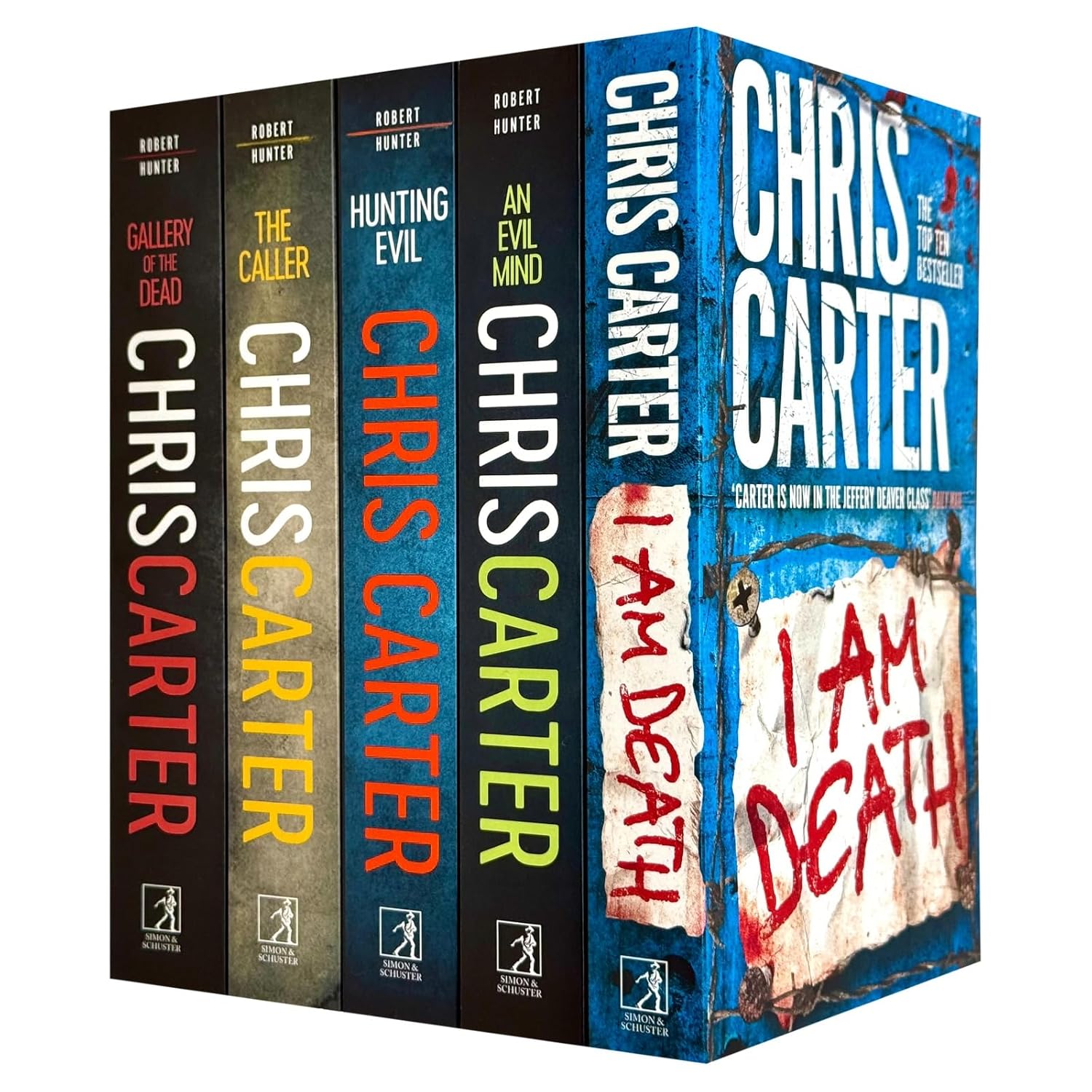 Robert Hunter Series Vol 6-10 by Chris Carter 5-book paperback collection set cover