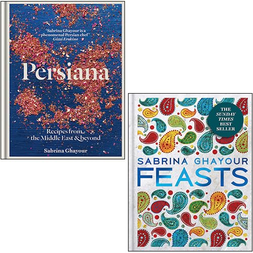 Sabrina Ghayour 2 Book Collection Set - Feasts and Persiana hardback front covers