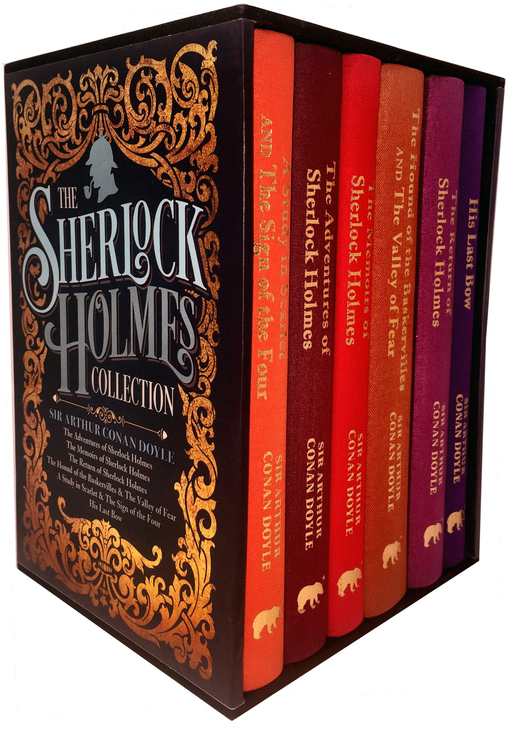 The Sherlock Holmes Collection 6 Books Box Set by Sir Arthur Conan Doyle - front cover of the hardback boxed set