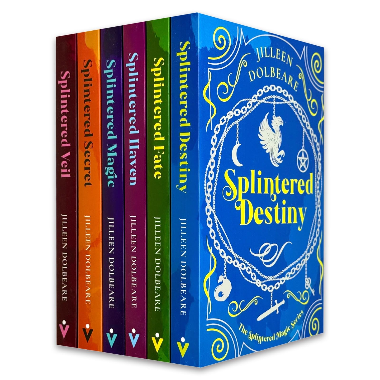 Splintered Magic Series 1-6 Books Collection Set by Jilleen Dolbeare - front cover of the paperback box set