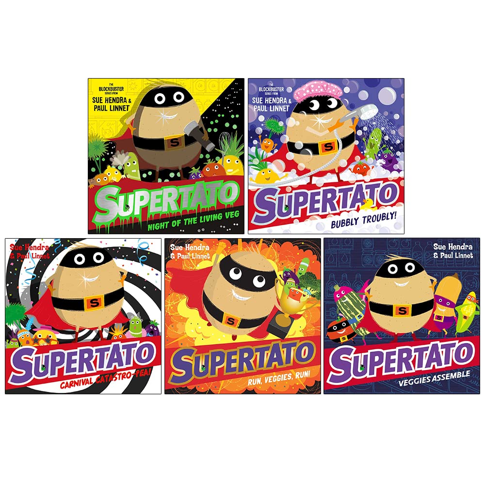 Supertato Series 5 Books Collection Set paperback front cover by Sue Hendra and Paul Linnet
