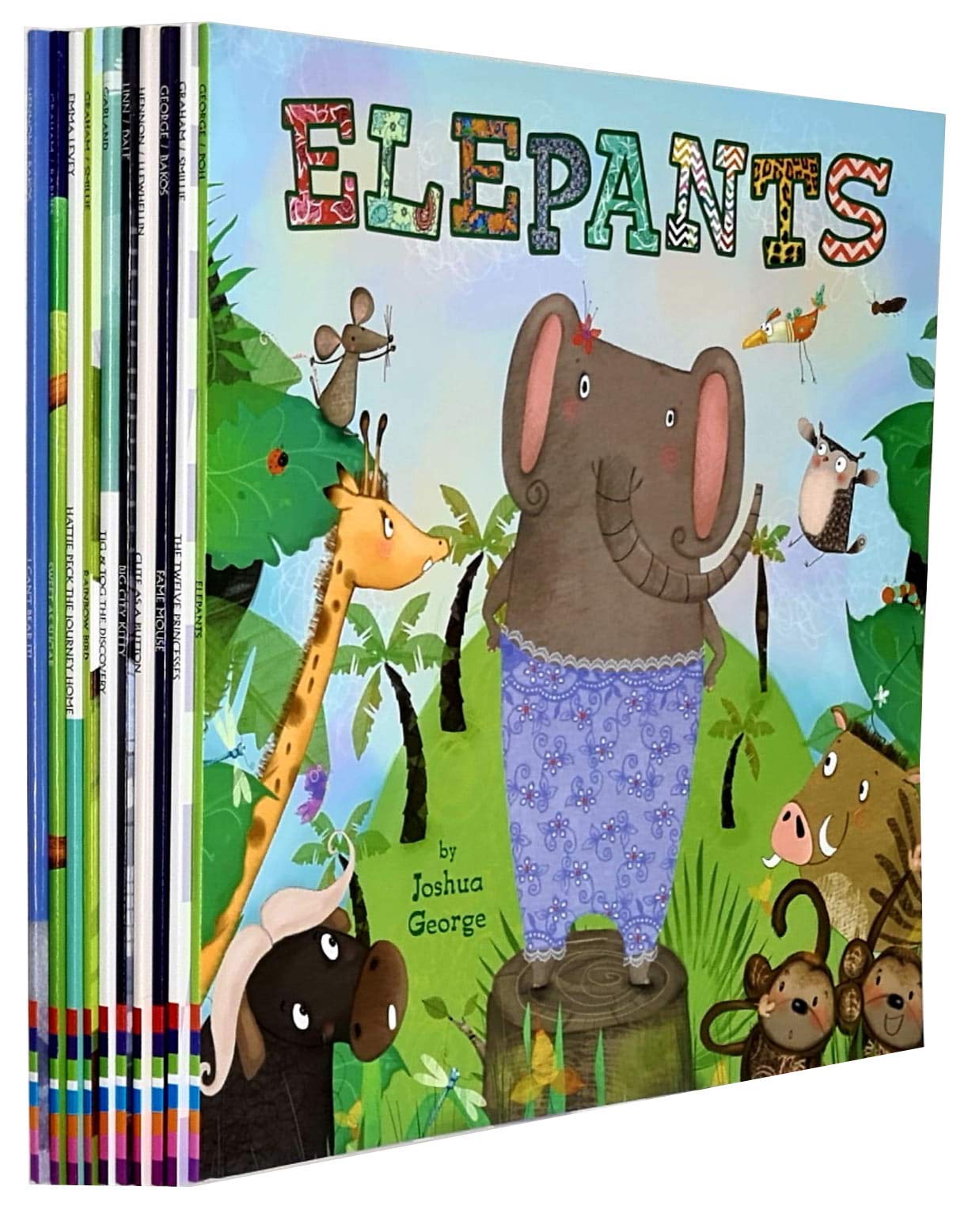 Sweet Dreams Children's Picture Storybook Collection 10 books paperback set front cover showing Elepants and The Twelve Princesses