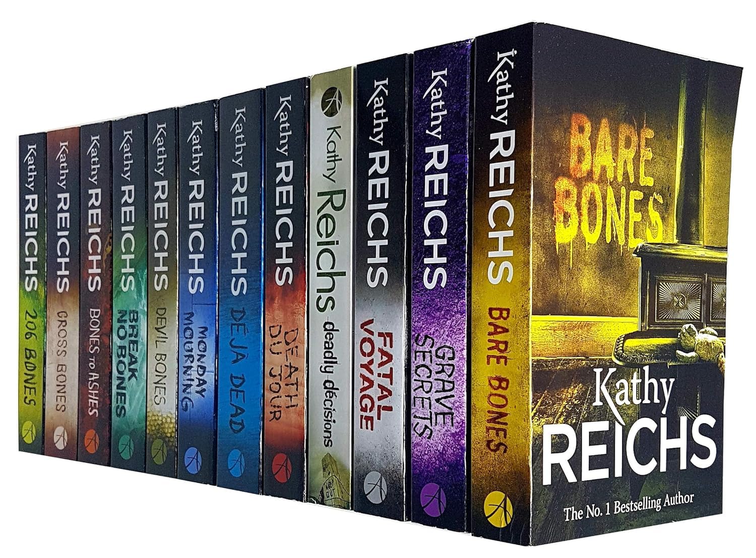 Temperance Brennan Series by Kathy Reichs 12 Books Collection Set - front cover paperback edition