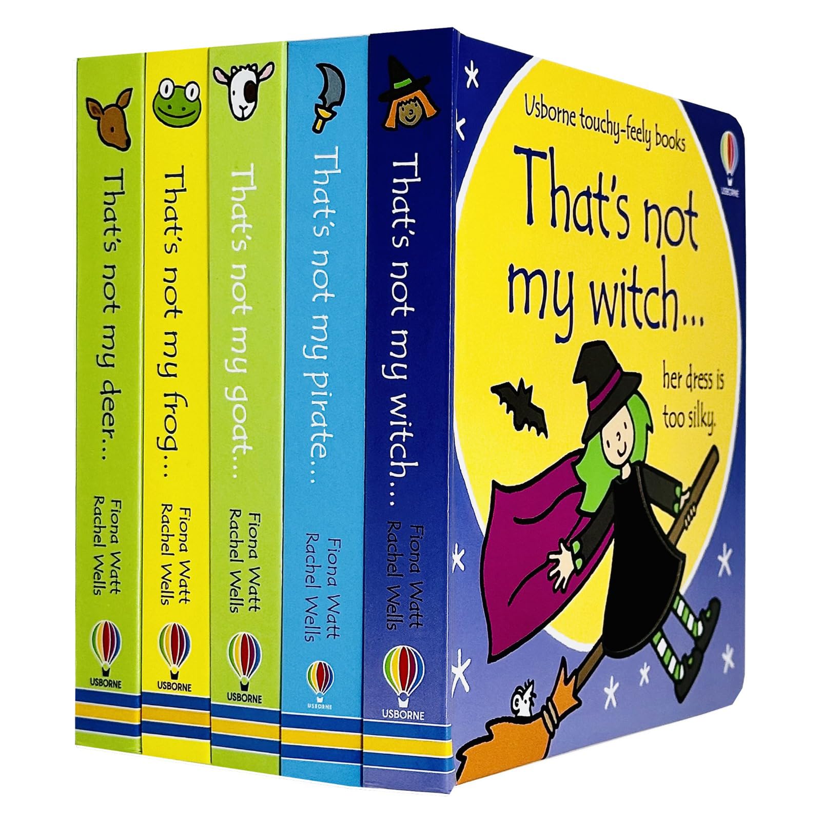 That's Not My Collection 4 by Fiona Watt - full 5 board book box set front cover, ages 0-3