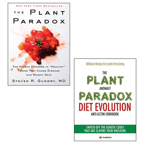 Front cover of The Plant Paradox by Dr. Steven R. Gundry, hardcover, part of the 2 books collection set