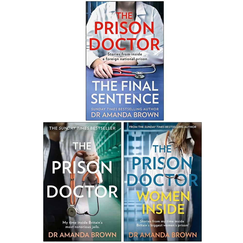 The Prison Doctor 3 Books Collection Set by Dr Amanda Brown paperback front cover