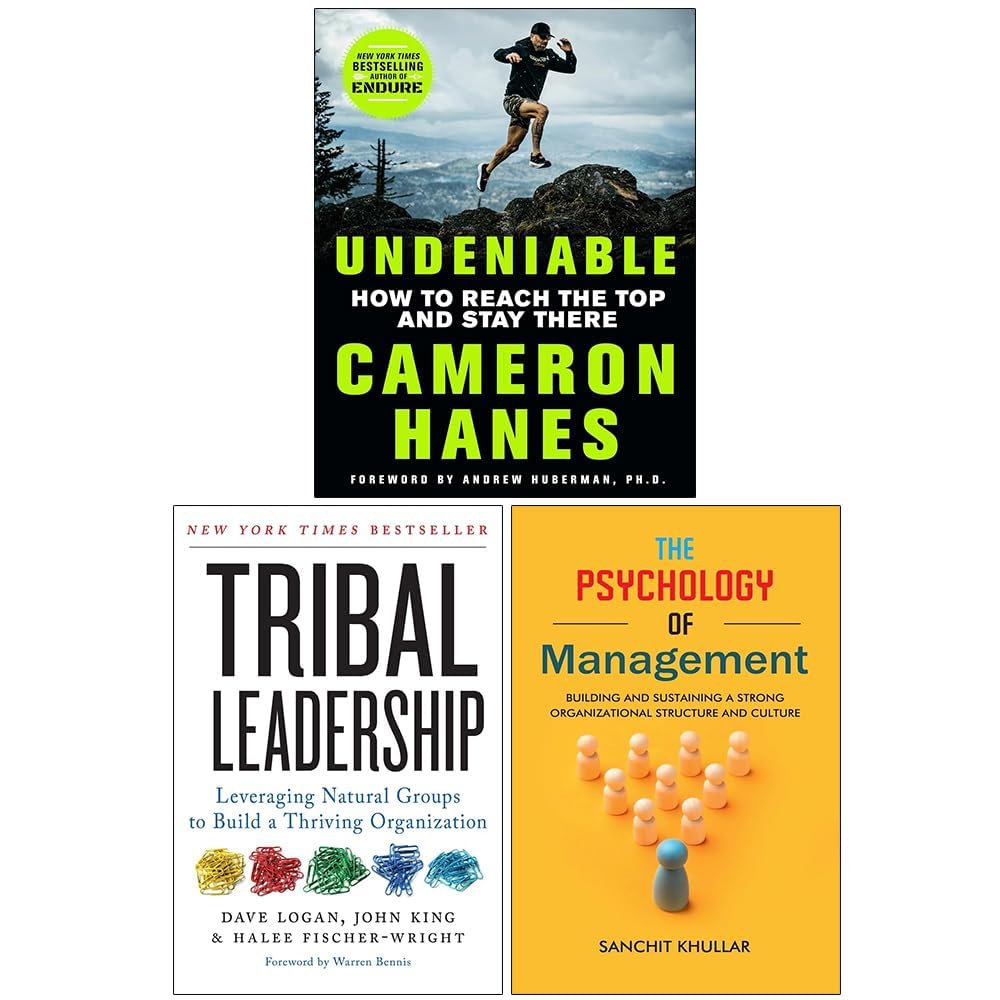 Undeniable by Cameron Hanes paperback front cover, part of the 3-book non-fiction leadership set