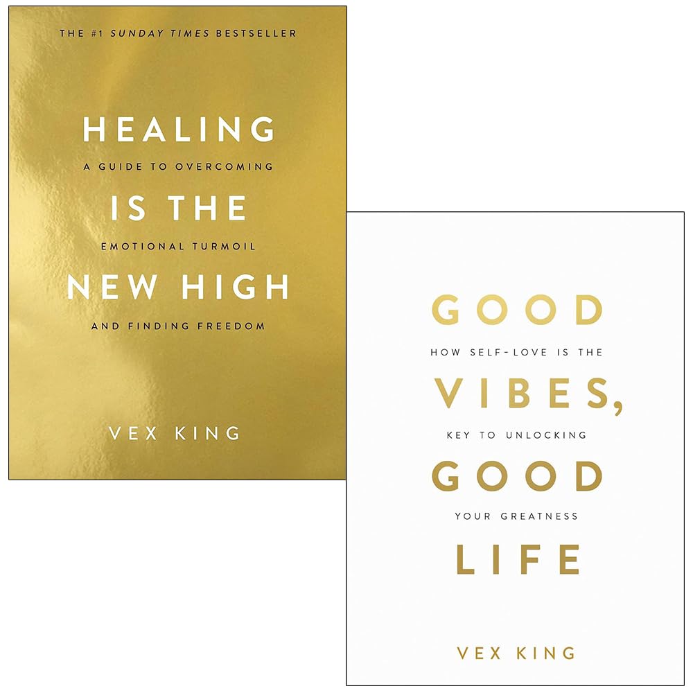 Vex King 2 Books Collection Set paperback front cover - Good Vibes, Good Life and Healing Is the New High