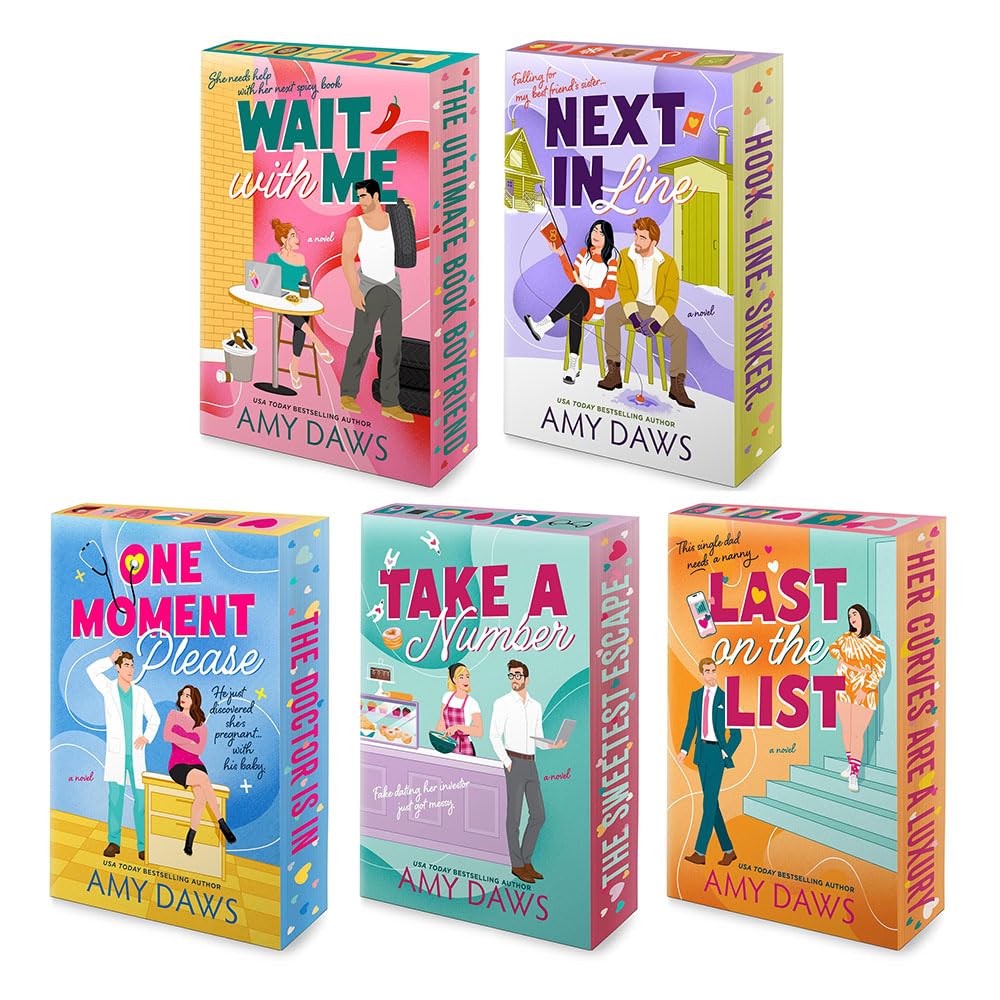 Wait With Me 5 Books Collection Set by Amy Daws paperback - front cover of Wait with Me