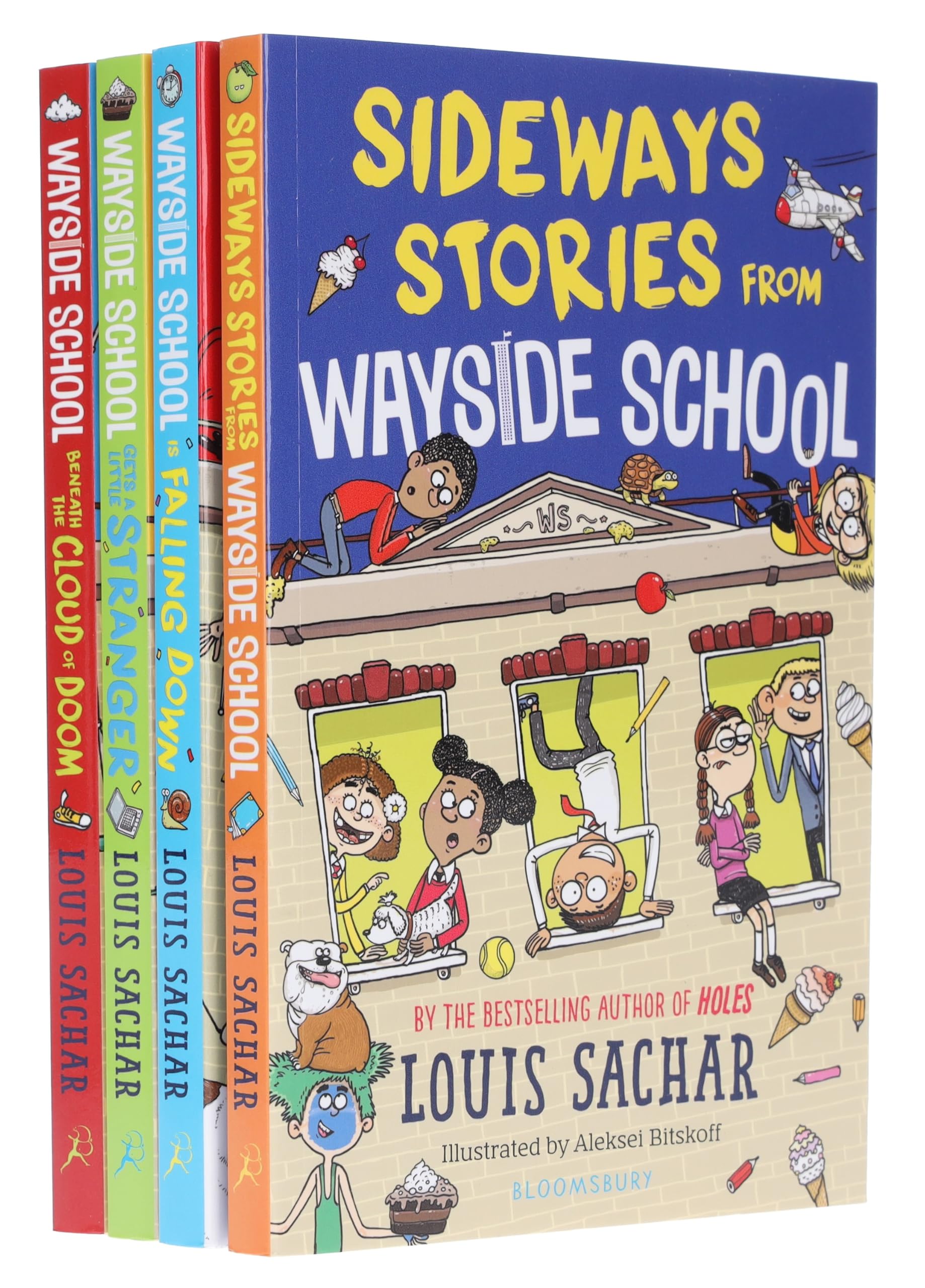 Wayside School Series by Louis Sachar 4 Books Collection Set paperback front cover