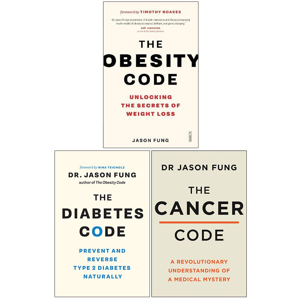 The Wellness Code Series by Jason Fung 3 books collection set paperback front cover