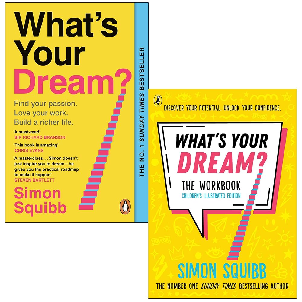 Front cover of What's Your Dream? by Simon Squibb, brand new paperback nonfiction book