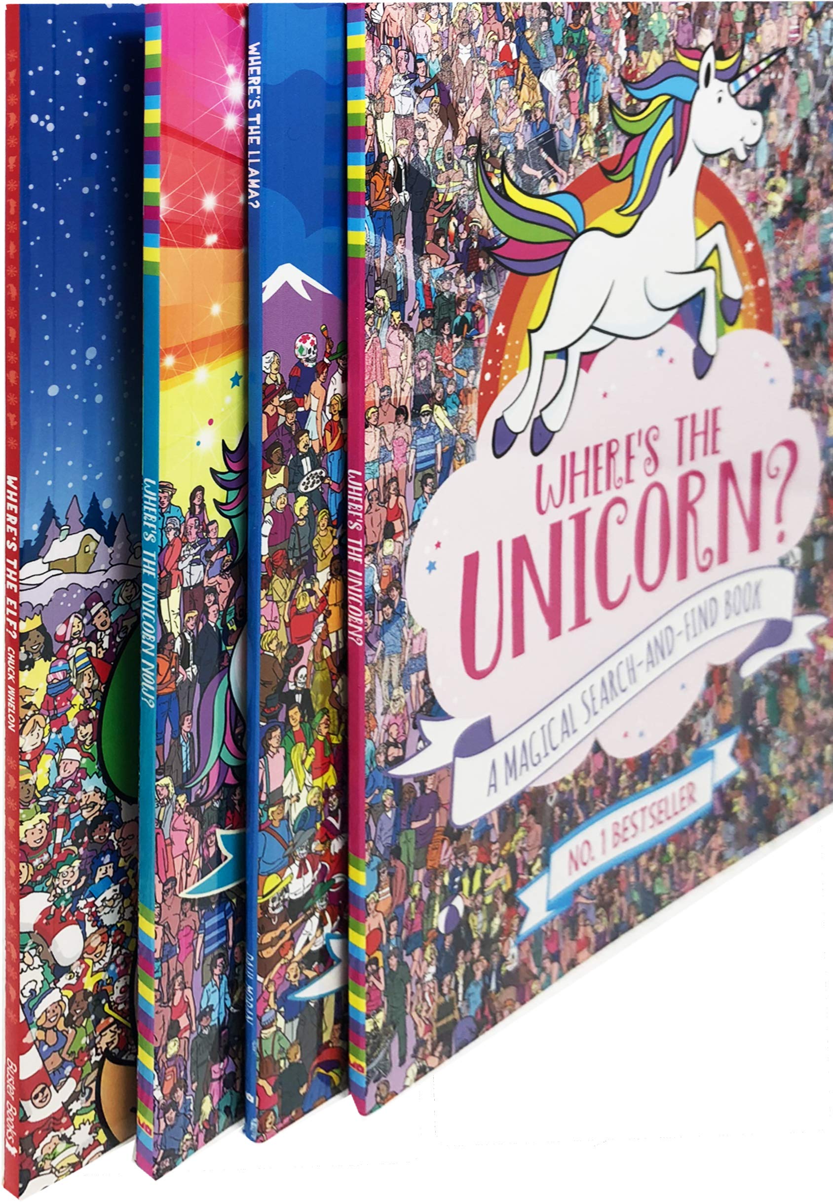 Where's Unicorn 6 Books Collection Set by Jonny Marx - front cover of Where's Unicorn paperback search-and-find book