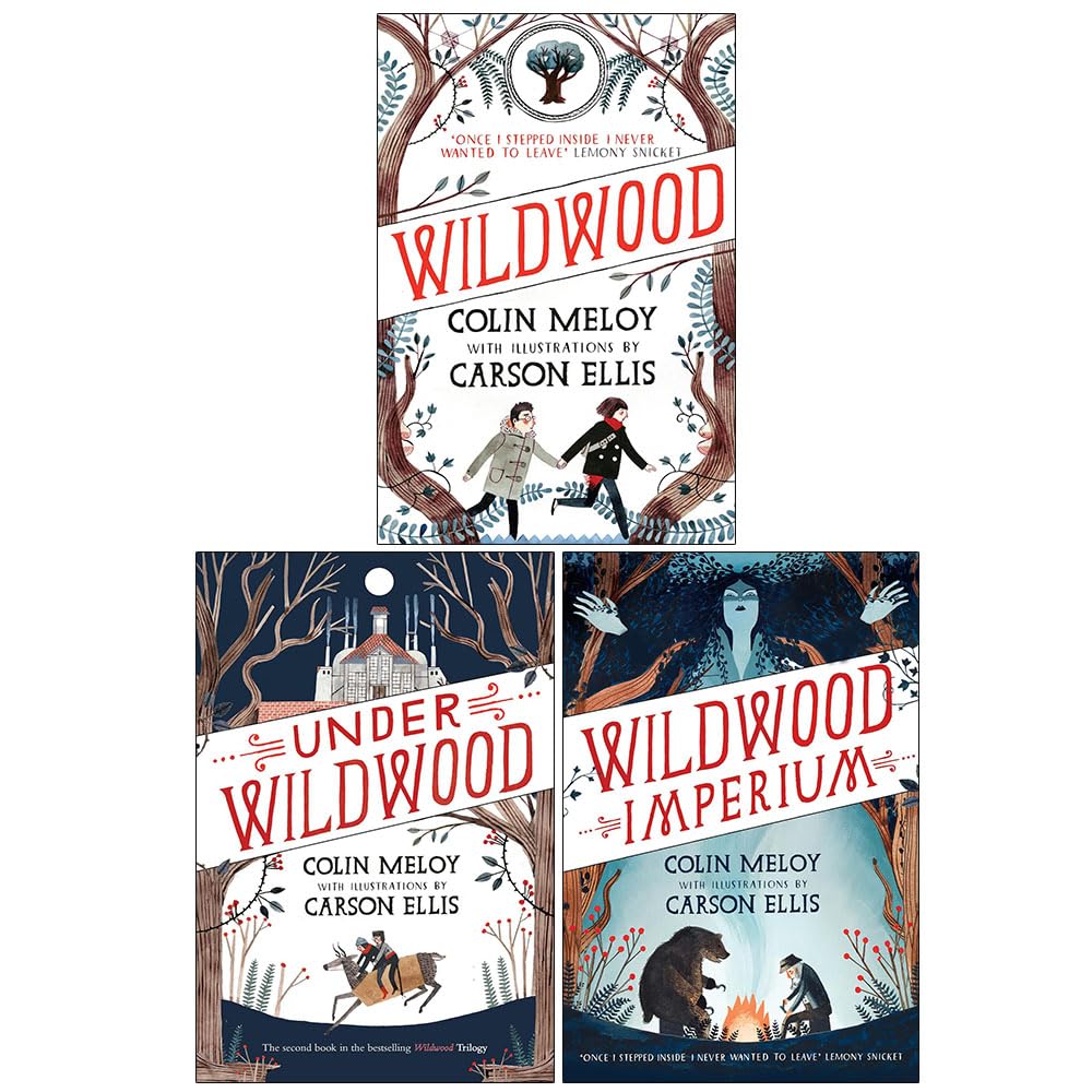 Wildwood Chronicles 3 Books Collection Set by Colin Meloy, front cover artwork of the paperback box set