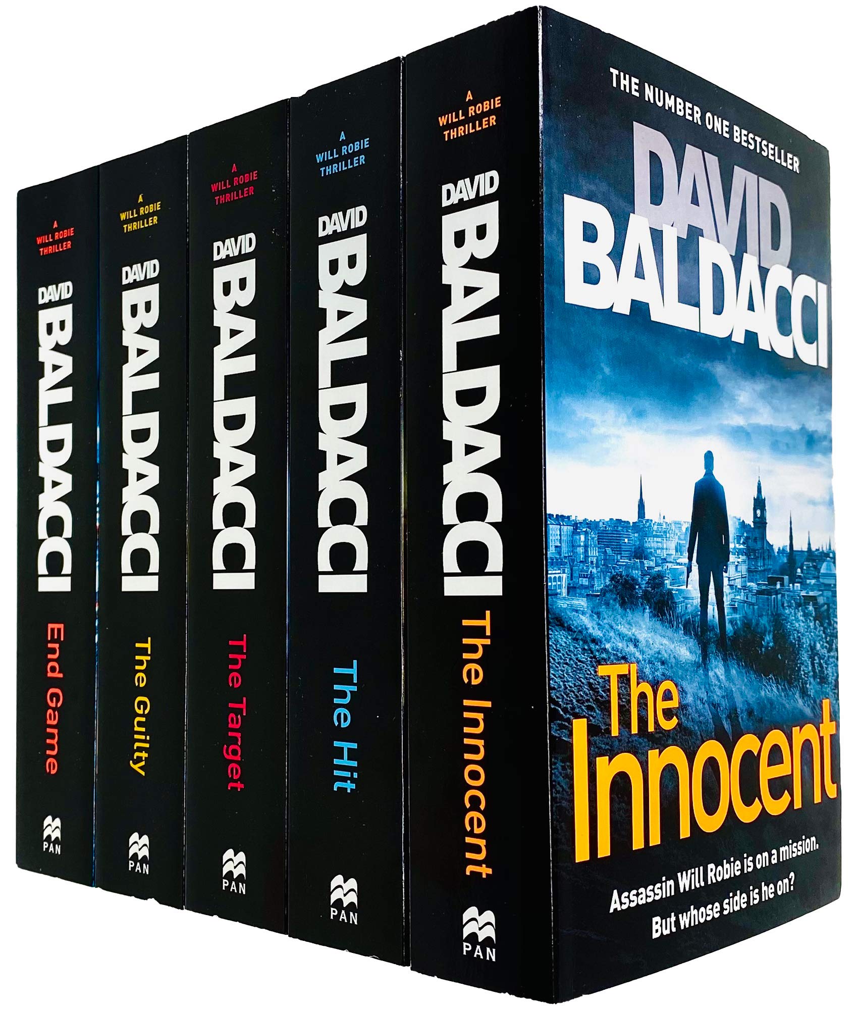 Will Robie Series by David Baldacci 5 books paperback collection set front cover