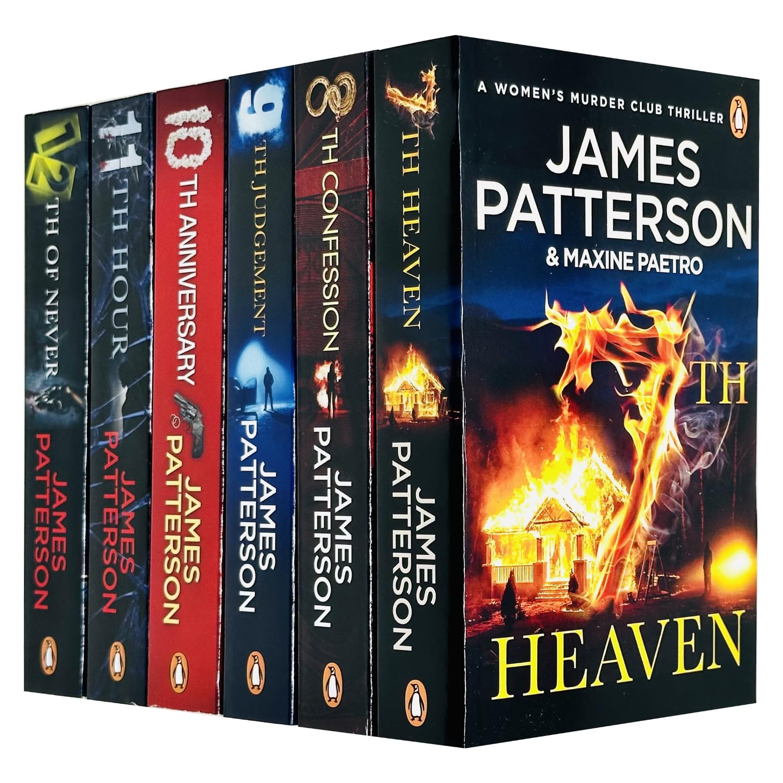 Women's Murder Club 5 Books Collection Set by James Patterson - front cover of paperback box set