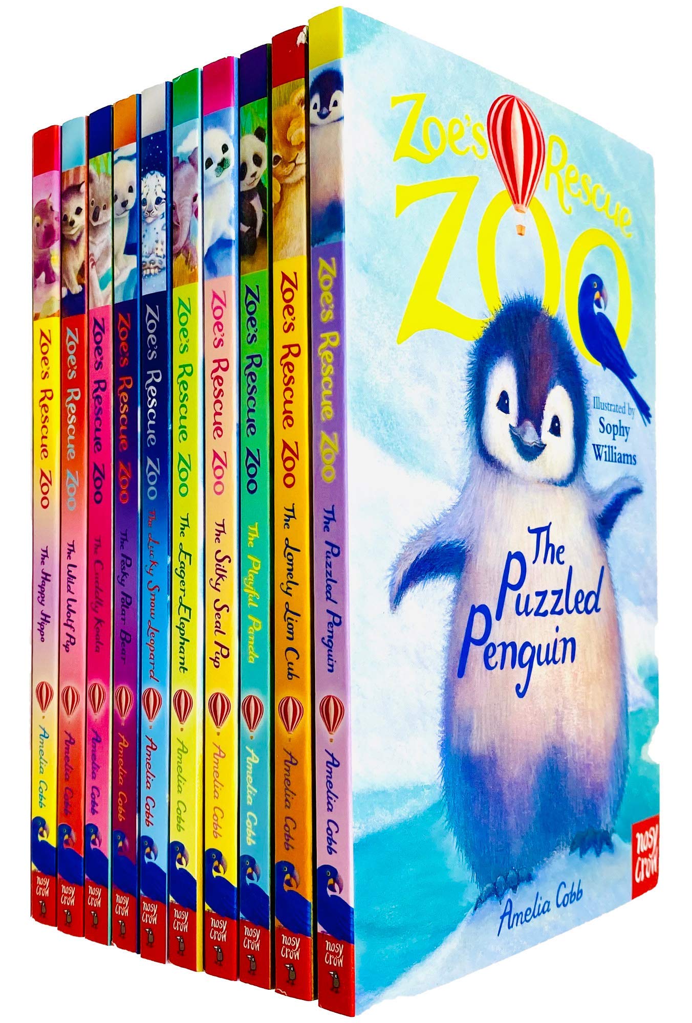 Zoe's Rescue Zoo 10 Books Collection Set by Amelia Cobb, paperback front cover set