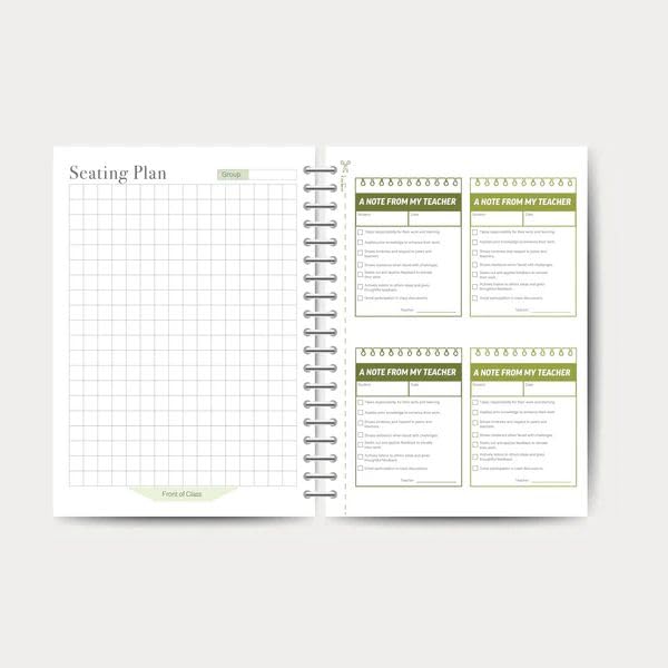 Parent Communication Log page inside the Planners for Teachers Cocoa Edition planner