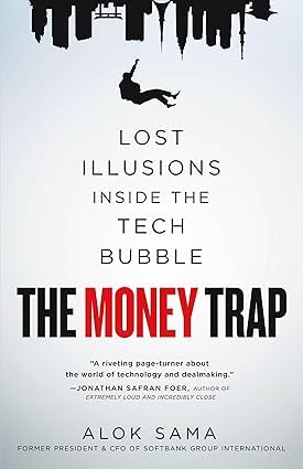 Three paperback books from the Money Trap collection by Alok Sama, showcasing non-fiction themes and diverse authors.
