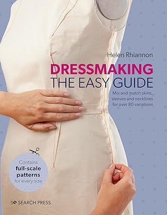Dressmaking Collection set of 3 paperback books by Helen Rhiannon, showcasing sewing techniques and patterns.
