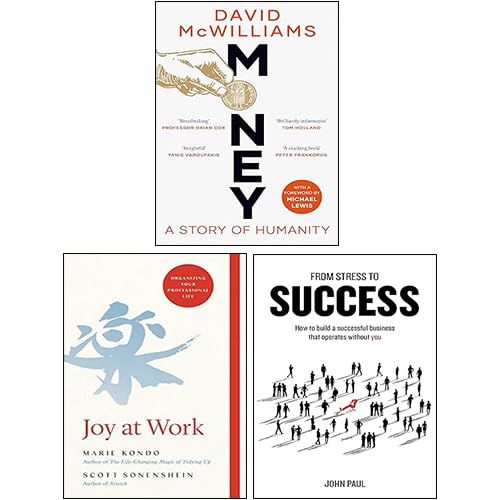 Three paperback non-fiction books by various authors, featuring titles from Simon & Schuster, Bluebird, and Rethink Press.